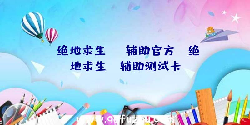 「绝地求生rng辅助官方」|绝地求生ez辅助测试卡